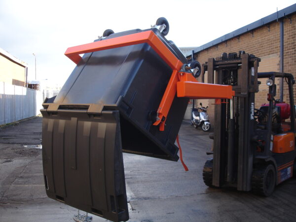 Forklift Fork Mounted Wheelie Bin Tipper