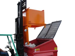 BOTTOM EMPTY SKIP IN USE