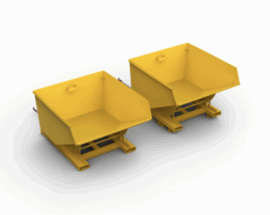 750 Litre Economy Tipping Skip in 3mm Steel