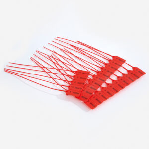 25 Red Plastic Security Tags