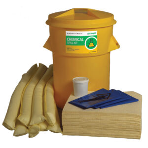 90L Chemical Spill Kit Circular PE Bin