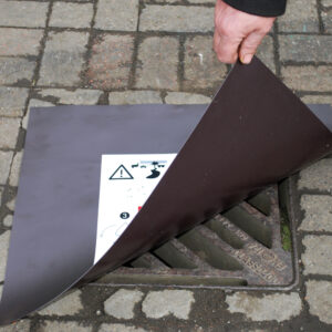 Magnetic drain cover 60 x 60cm 0.9cm thick come with frame