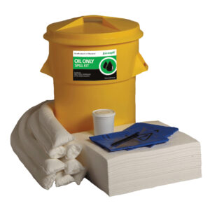 90L Oil Only Spill Kit Circular PE Bin