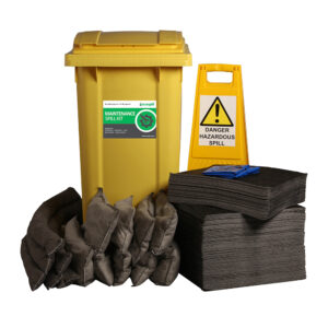 240L Maintenance Spill Kit 2 Wheel PE Bin