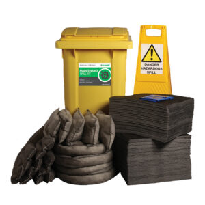 360L Maintenance Spill Kit 2 Wheel PE Bin