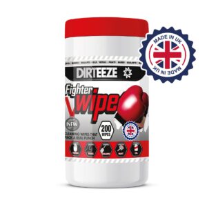Dirteeze Fighter  Multipurpose Trade Wipes Tub of 200 20cm x 20cm
